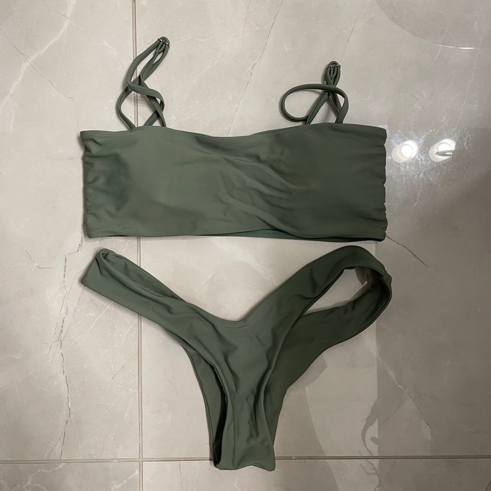 Zaful Green Bikini